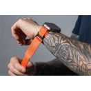 Forcell F-Design FA05 Apple Watch 38/40/41mm nylon szíj, narancssárga
