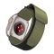Forcell F-Design FA05 Apple Watch 38/40/41mm nylon szíj, zöld