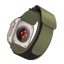 Forcell F-Design FA05 Apple Watch 38/40/41mm nylon szíj, zöld