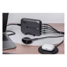 Forcell F-Energy GaN III VT-51 3xUSB-C + 2xUSB-A asztali töltő, PD, QC4.0, SFC2.0, 5A, 200W, szürke