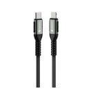 Forcell F-Energy C259 USB-C-Lightning töltő / adatkábel, PD 3A, 27W, 1,2m, fekete