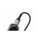 Forcell F-Energy C259 USB-C-Lightning töltő / adatkábel, PD 3A, 27W, 1,2m, fekete