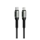 Forcell F-Energy C259 USB-C-Lightning töltő / adatkábel, PD 3A, 27W, 1,2m, fekete