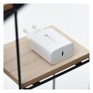 Forcell F-Energy TFK-TC-25WPD USB-C töltő adapter, PD, QC4.0, 3A, 25W, fehér