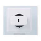 Forcell F-Energy TFK-TC-20WPD USB-C + USB-C-Lightning  töltő adapter kábellel, PD, QC4.0, 3A, 20W, fehér