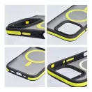 Neo iPhone 16 Pro Max MagSafe kompatibilis kemény hátlap tok, átlátszó/sárga