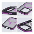 Neo iPhone 16 Pro Max MagSafe kompatibilis kemény hátlap tok, átlátszó/lila