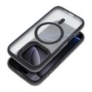 Neo iPhone 16 Pro Max MagSafe kompatibilis kemény hátlap tok, átlátszó/fekete