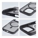 Neo iPhone 16 Pro Max MagSafe kompatibilis kemény hátlap tok, átlátszó/fekete