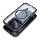 Neo iPhone 16 Plus MagSafe kompatibilis kemény hátlap tok, átlátszó/kék