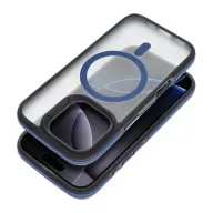   Neo iPhone 16 Plus MagSafe kompatibilis kemény hátlap tok, átlátszó/kék