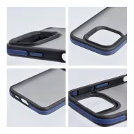 Neo iPhone16 Pro Max kemény hátlap tok, átlátszó/kék