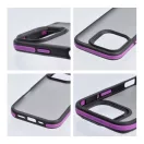 Neo iPhone 15 Pro Max kemény hátlap tok, átlátszó/lila