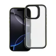 Neo iPhone 15 Pro kemény hátlap tok, átlátszó/sárga