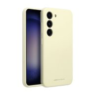   Roar Xiaomi Redmi 14C prémium szilikon tok velúr béléssel, világos sárga