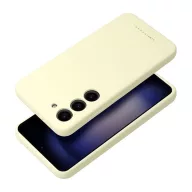   Roar Xiaomi Redmi 14C prémium szilikon tok velúr béléssel, világos sárga