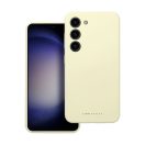 Roar Xiaomi Redmi 14C prémium szilikon tok velúr béléssel, világos sárga