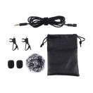 Puluz PU424 mikrofon jack 3,5mm csatlakozó, 1,5m, fekete