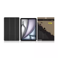   Tactical Book Tri Fold iPad Air ( 2020 / 2022 / 2024 / 2025 ), flip tok, fekete