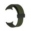 Samsung Galaxy Watch Ultra mágneses szilikon óraszíj, 24mm, sötétzöld