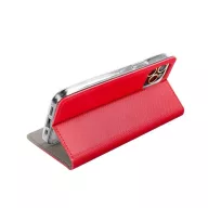 Motorola Edge 50 Neo mágneses flip tok, piros