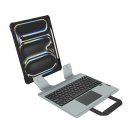 Nillkin Bumper Go iPad Pro 13 2024 / 2025 billentyűzetes hordozható tok háttérvilágítással, fekete