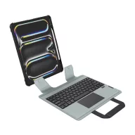   Nillkin Bumper Go iPad Pro 13 2024 / 2025 billentyűzetes hordozható tok háttérvilágítással, fekete