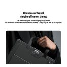 Nillkin Bumper Go iPad Pro 13 2024 / 2025 billentyűzetes hordozható tok háttérvilágítással, fekete