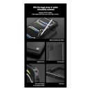 Nillkin Bumper Go iPad Pro 13 2024 / 2025 billentyűzetes hordozható tok háttérvilágítással, fekete