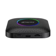   Carlinkit TBOX PLUS LED vezeték nélküli adapter, 4G/64G, Apple Carplay/Android Auto, fekete