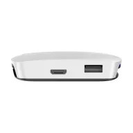   Carlinkit CarPlay Ai Box UHD vezeték nélküli adapter HDMI csatlakozóval, Apple Carplay/Android Auto, fehér