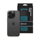 OBAL:ME Flossy Stripes Apple iPhone 15 Pro közepesen ütésálló hátlap tok, sötétkék-fekete