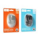Hoco GM34 wireless vezeték nélküli egér, 2,4G 1600dpi, szürke-fehér