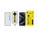 Tactical Impact Barrier Apple iPhone 15 Pro tempered glass kijelzővédő fólia felhelyező kerettel