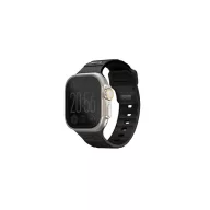   Uniq Stride KFM Apple Watch 49mm gumis szilikon szíj, fekete
