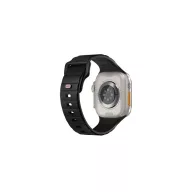   Uniq Stride KFM Apple Watch 49mm gumis szilikon szíj, fekete