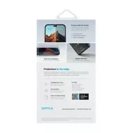   Uniq Optix Privacy iPhone 16 Pro / 17 / 17 Pro tempered glass kijelzővédő fólia felhelyező kerettel
