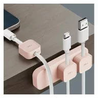 Uniq Pod mágneses kábelrendező, rózsaszín