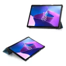 Lenovo Tab M10 (10.1) (3. generáció) TB-328, mappa tok, párduc kölyök minta, Trifold, zöld/színes