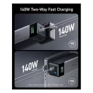 Anker Powerbank GaNPrime USB-C Input/Output, USB-A+USB-C Output 24000mAh, 140W,  fekete (A1289011)