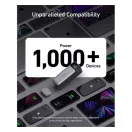 Anker Powerbank GaNPrime USB-C Input/Output, USB-A+USB-C Output 24000mAh, 140W,  fekete (A1289011)