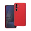 Forcell Soft Samsung S24 FE szilikon tok, piros