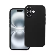 Forcell Soft iPhone 16 szilikon tok, fekete