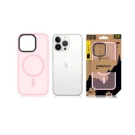   Tactical MagForce Hyperstealth iPhone 13 Pro hátlap tok, áttetsző/rózsaszín