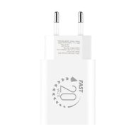 OBAL:ME USB-C hálózati adapter, 20W, fehér