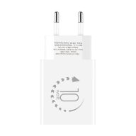   OBAL:ME USB-C hálózati adapter 10W + USB-A-USB-C kábel, 1m, fehér