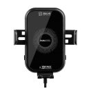 OBAL:ME GravCharger autós tartó vezetéknélküli töltéssel, 15W, fekete