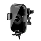 OBAL:ME GravCharger autós tartó vezetéknélküli töltéssel, 15W, fekete