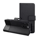 Gomma iPhone 7 / 8 / SE 2020 / SE 2022 flip/oldalra nyíló tok kártyatartó résszel, fekete