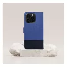 Gomma Samung Galaxy A16 5G flip/oldalra nyíló tok kártyatartó résszel, kék